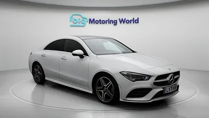 Used Mercedes CLA180 AMG line 136 HP (100 kW) 2021 White Sedan