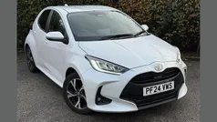 White Used 2024 Toyota Yaris Hybrid Design Hatchback | £20,499 (Fair price)
