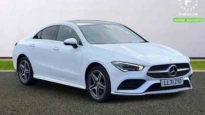 Used Mercedes CLA250e AMG Line Premium Plus 218 HP (160 kW) 2022 White Sedan
