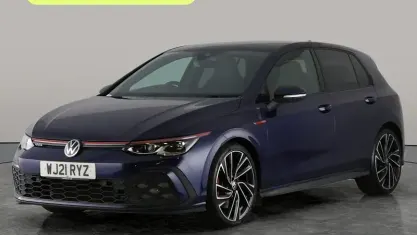 Used VW Golf VIII GTI 245 HP (180 kW) 2021 Blue Hatchback