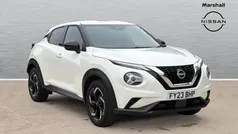 Special solid arctic white Used 2023 Nissan Juke N-Connecta SUV | £15,938 (Fair price)