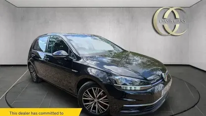 Used VW Golf VII SE 131 HP (96 kW) 2018 Black Hatchback