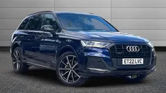 Navarra blue Used 2022 Audi Q7 Black Edition SUV | £46,950 (Fair price)