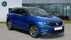 Ravenna blue metallic black Used 2018 VW T-Roc R-line SUV | £19,614 (Good price)