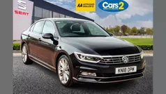 Black Used 2018 VW Passat R-line Sedan | £16,485 (Fair price)
