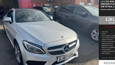 Silver Used 2017 Mercedes C300 AMG line Coupe | £13,995 (Fair price)