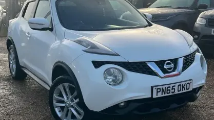 Used Nissan Juke Acenta Premium 116 HP (85 kW) 2015 White SUV