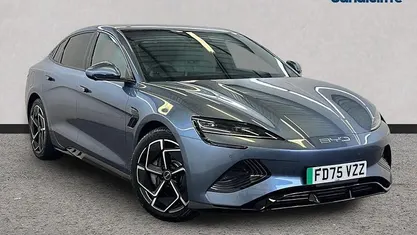 Metallic atlantis grey New 2025 BYD Seal Design Sedan | £33,495 (Super price)