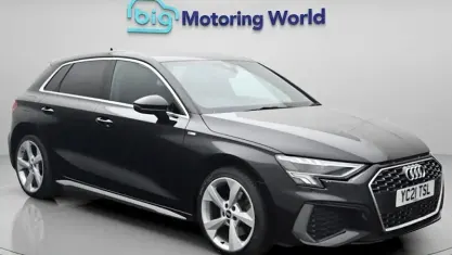 Used Audi A3 Sportback S-Line 110 HP (80 kW) 2021 Black Hatchback