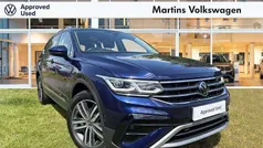 Blue Used 2021 VW Tiguan Allspace Elegance SUV | £26,595 (Fair price)