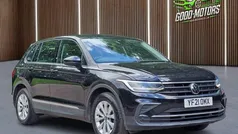 Black Used 2021 VW Tiguan S SUV | £9,377 (Fair price)