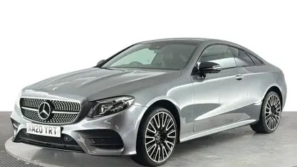 Used Mercedes E400 AMG line 340 HP (250 kW) 2020 Grey Coupe