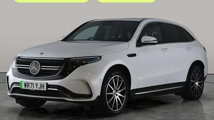 Used Mercedes EQC400 AMG line 300 kW (408 HP) 2022 White SUV