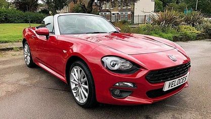 Usado Fiat 124 Spider Lusso 140 HP (102 kW) 2016 Vermelho Cabrios