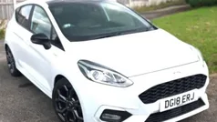 White Used 2018 Ford Fiesta ST-Line X Hatchback | £13,100 (Fair price)