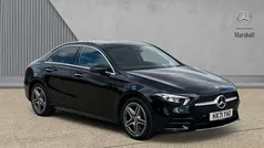Cosmos black metallic Used 2021 Mercedes A250 AMG Line Premium Sedan | £20,970 (Fair price)