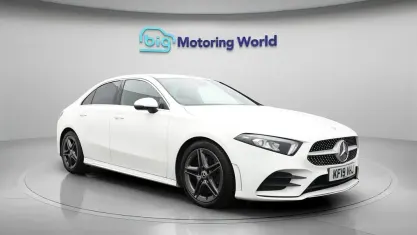 Used Mercedes A250 AMG line 224 HP (164 kW) 2019 White Sedan