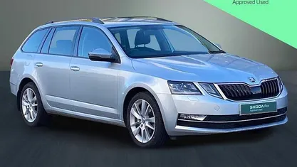 Brilliant silver metallic Used 2019 Skoda Octavia SE L Estate | £12,844 (Fair price)