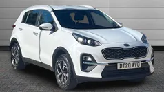 White Used 2020 Kia Sportage 2 SUV | £14,350 (Fair price)