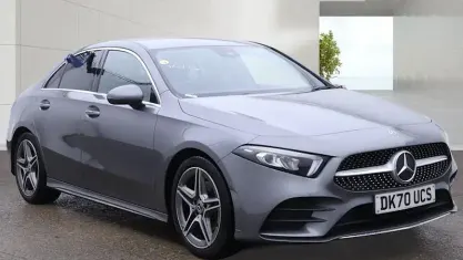 Used Mercedes A200 AMG line 163 HP (119 kW) 2020 Grey Sedan