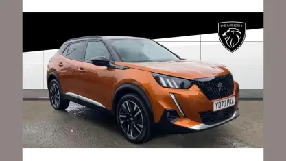 Used Peugeot 2008 GT-line 129 HP (94 kW) 2020 Orange SUV
