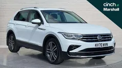 White Used 2021 VW Tiguan Elegance SUV | £21,318 (Good price)