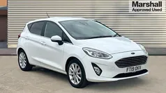 White Used 2019 Ford Fiesta Titanium Hatchback | £10,516 (Fair price)