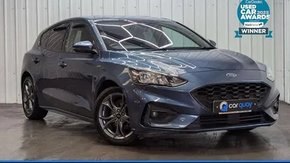 Blue Used 2020 Ford Focus ST-Line Hatchback | £10,995 (Fair price)