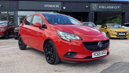 Used Vauxhall Corsa 90 HP (66 kW) 2019 Red Hatchback