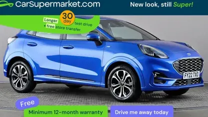 Używany Ford Puma ST-Line 125 KM (91 kW) 2022 Niebieski SUV