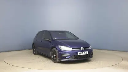 Used VW Golf VII R-line 150 HP (110 kW) 2019 Blue Hatchback