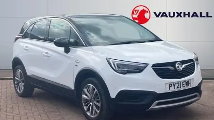 Used Vauxhall Crossland X 110 HP (80 kW) 2021 White SUV