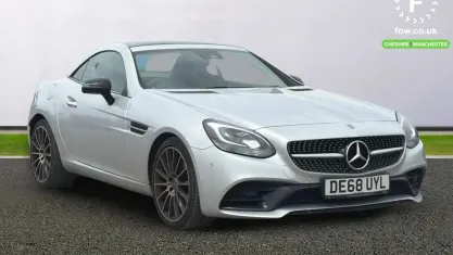 Used Mercedes SLC200 AMG line 184 HP (135 kW) 2018 Silver Cabriolet