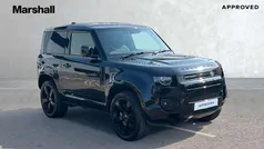 Metallic santorini black Used 2024 Land Rover Defender HSE Dynamic SUV | £59,236 (Good price)