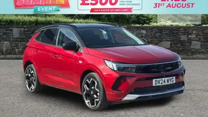 Used Vauxhall Grandland X Ultimate 131 HP (96 kW) 2024 Red SUV