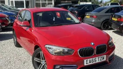 Used BMW 116 Sport Line 116 HP (85 kW) 2015 Red Hatchback
