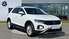 Pure white Used 2022 VW T-Roc Life SUV | £17,603 (Fair price)