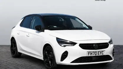 Used Vauxhall Corsa Elite 101 HP (74 kW) 2020 White Hatchback