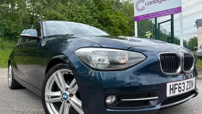 Used BMW 118 Sport Line 143 HP (105 kW) 2013 Blue Hatchback