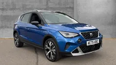 Metallic saphire blue with black roof New 2025 Seat Arona Xperience Lux SUV | £21,090 (Fair price)