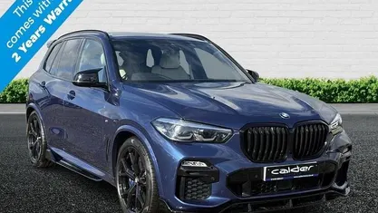 Used BMW X5 M Sport 394 HP (289 kW) 2021 Blue SUV