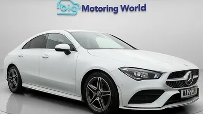 Used Mercedes CLA180 AMG line 136 HP (100 kW) 2022 White Sedan