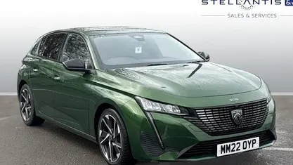 Green Used 2022 Peugeot 308 Allure Premium Hatchback | £14,653 (Fair price)