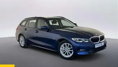 Used BMW 330e Performance 292 HP (214 kW) 2022 Blue Estate