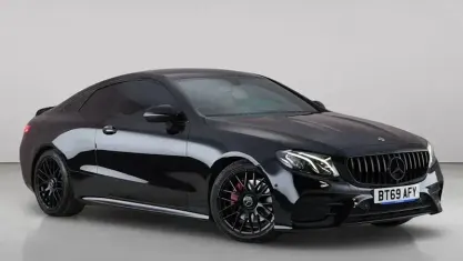 Used Mercedes E220 AMG line 194 HP (142 kW) 2019 Black Coupe