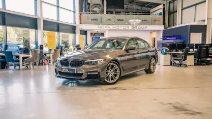 Used BMW 530 M Sport 265 HP (194 kW) 2018 Beige Sedan