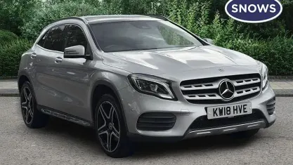Used Mercedes GLA220 AMG line 177 HP (130 kW) 2018 Silver SUV