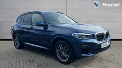Phytonic blue metallic paint Used 2021 BMW X3 M Sport SUV | £32,139 (Good price)