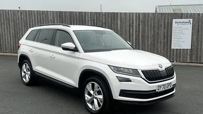 Used Skoda Kodiaq SE L 150 HP (110 kW) 2020 White SUV