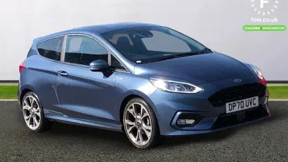 Used Ford Fiesta ST-Line X 125 HP (91 kW) 2020 Blue Hatchback